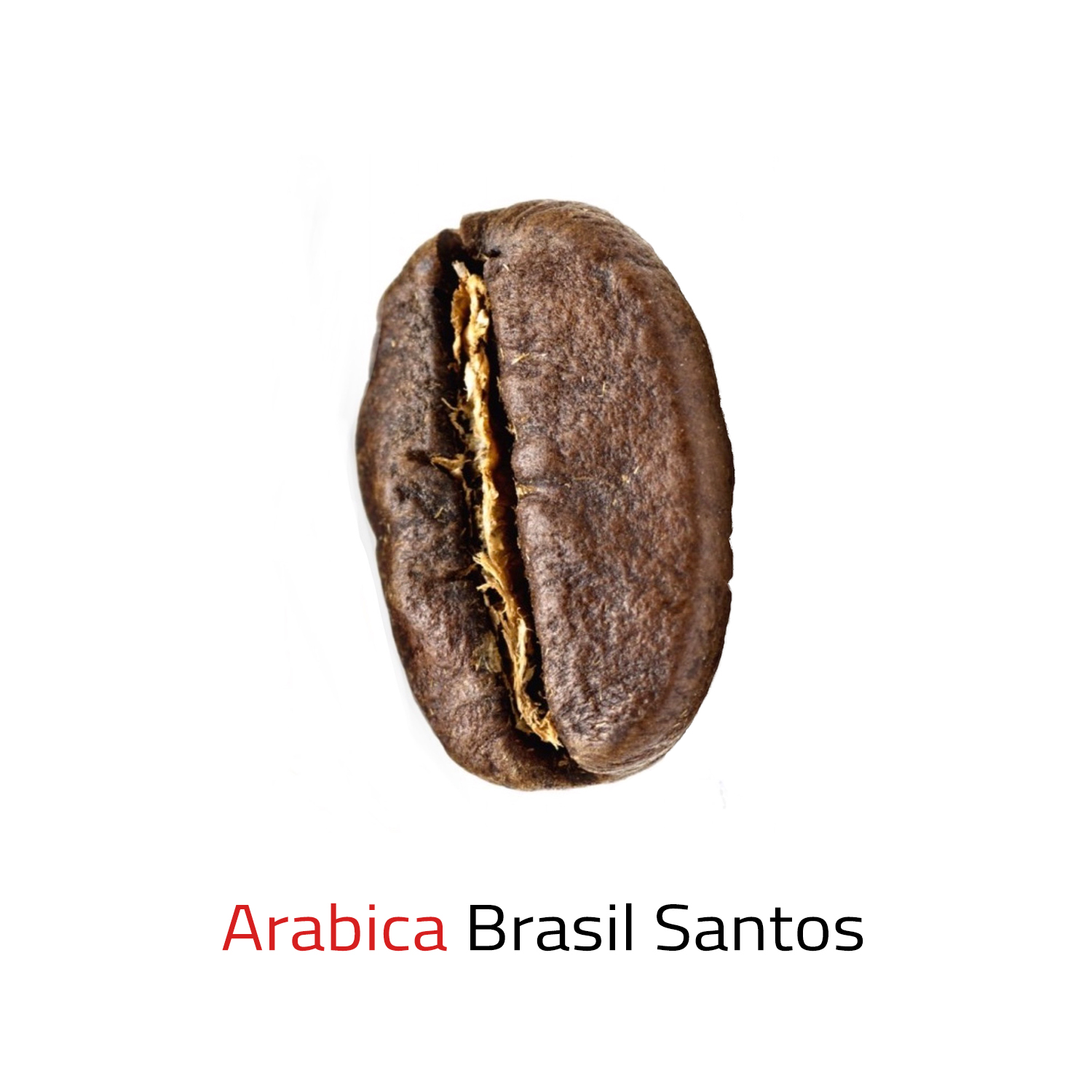 Čerstvě pražená káva zrnková Brasil Santos fine cup